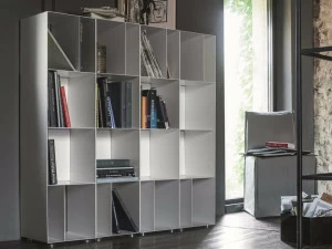 Dall'Agnese Модульный открытый книжный шкаф из листового металла Metal