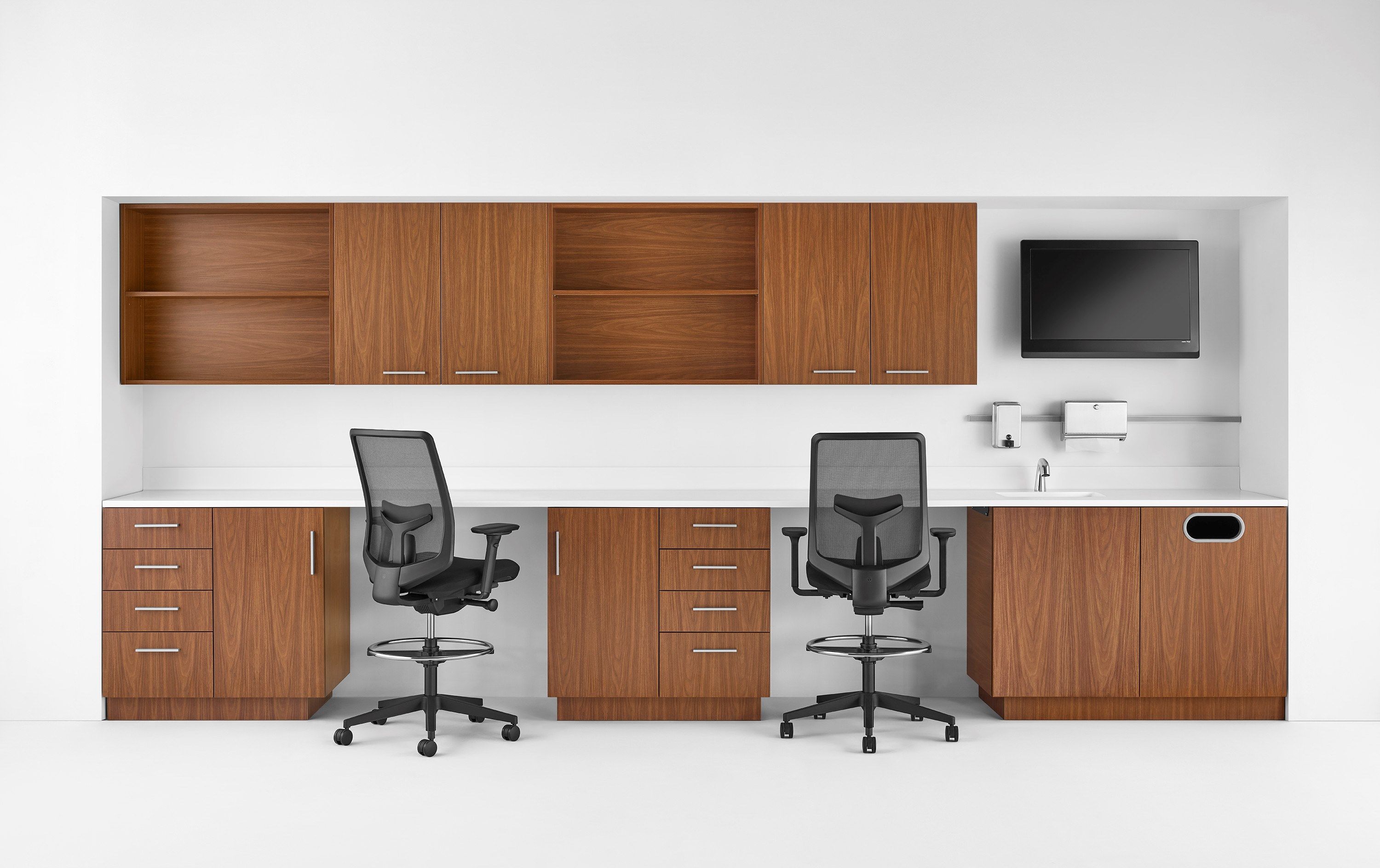 5-спицевый сетчатый офисный стул с подлокотниками Herman Miller VERUS ARCH-00071912 - Вид №7