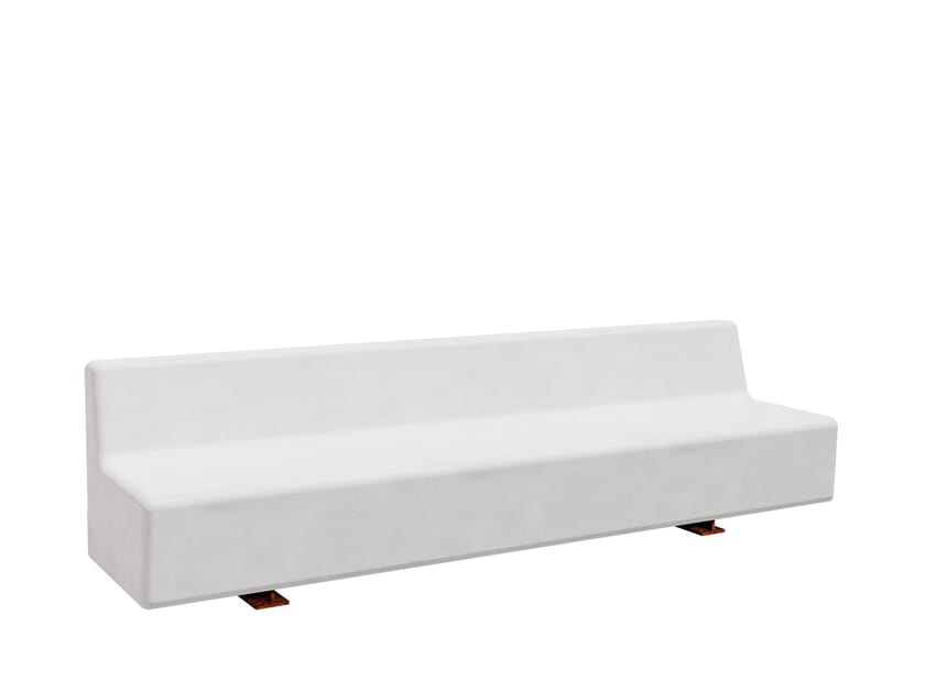 Бетонная скамья со спинкой amop Tejo ARCH-00065486