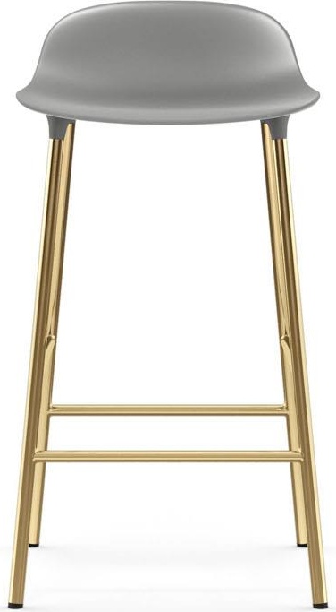 1400925 Barstool 65 cm Brass Grey Normann Copenhagen Form - Вид №1