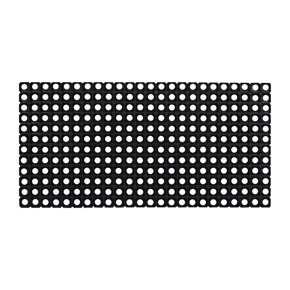 Коврик грязесборный резина Vortex 50x100 см цвет черный STLM-2024283 - Вид №1