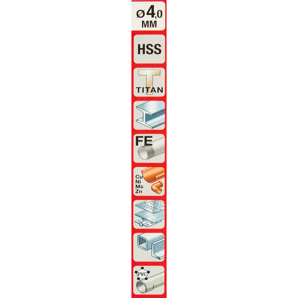 Сверло спиральное по металлу HSS KWB 238-640 4x75 мм 87678657 STLM-2183595  - Вид №4
