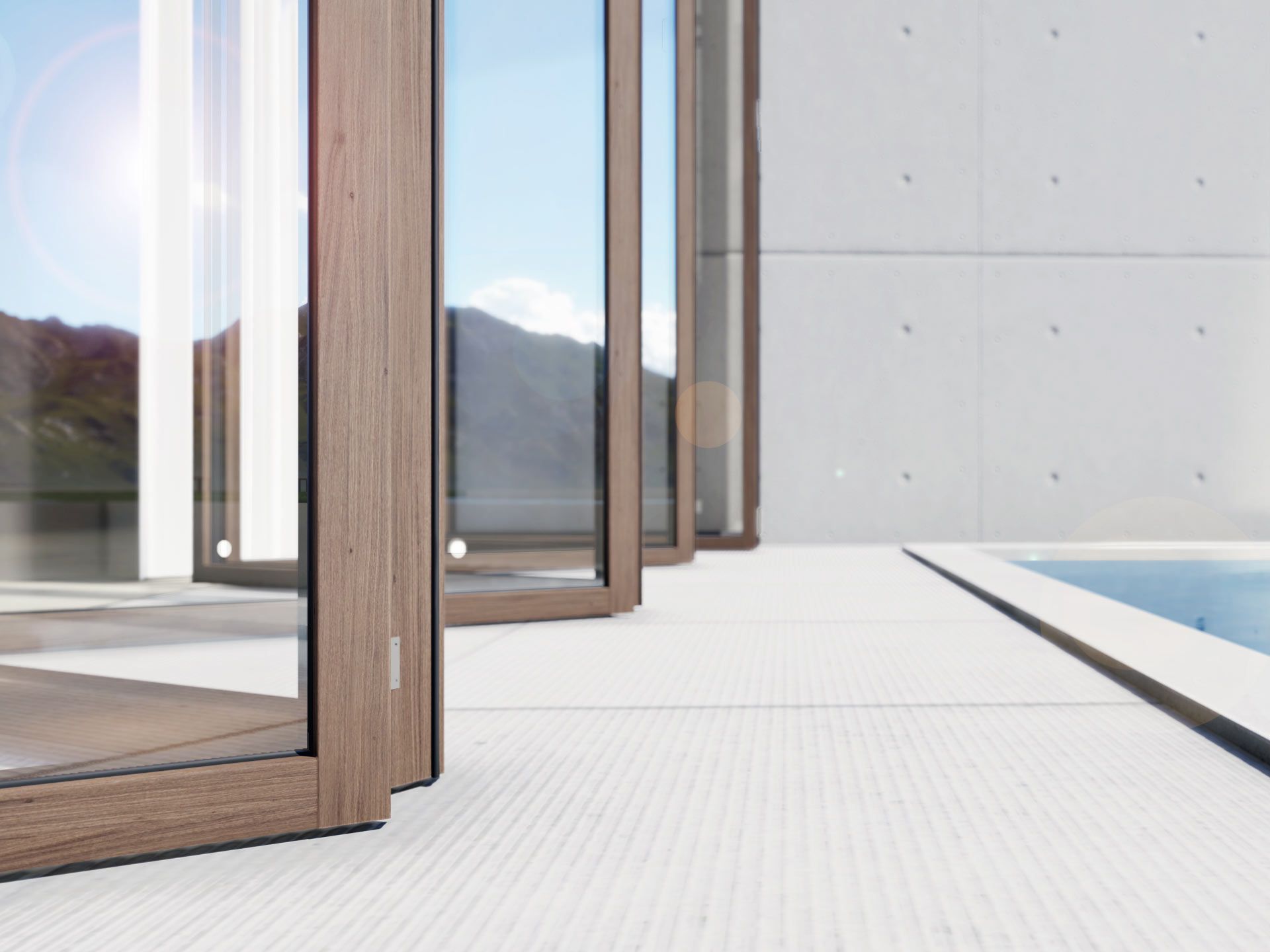 Деревянная книжная оконная дверь Carminati Skyline System ARCH-00117572 - Вид №11