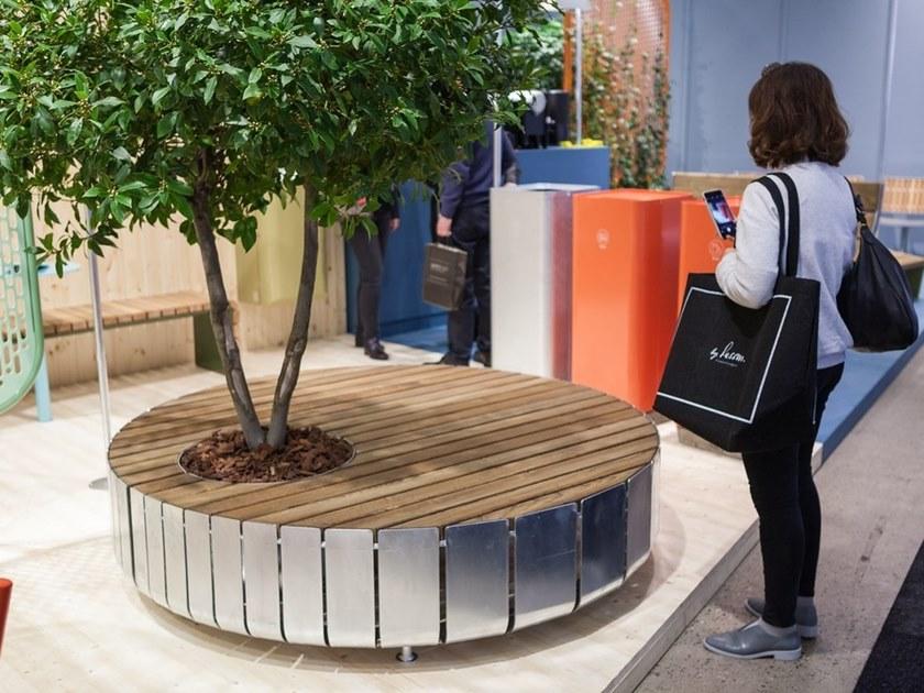 VESTRE Скамья из стали и дерева без спинки Stripes sun-id-1467434 - Вид №10