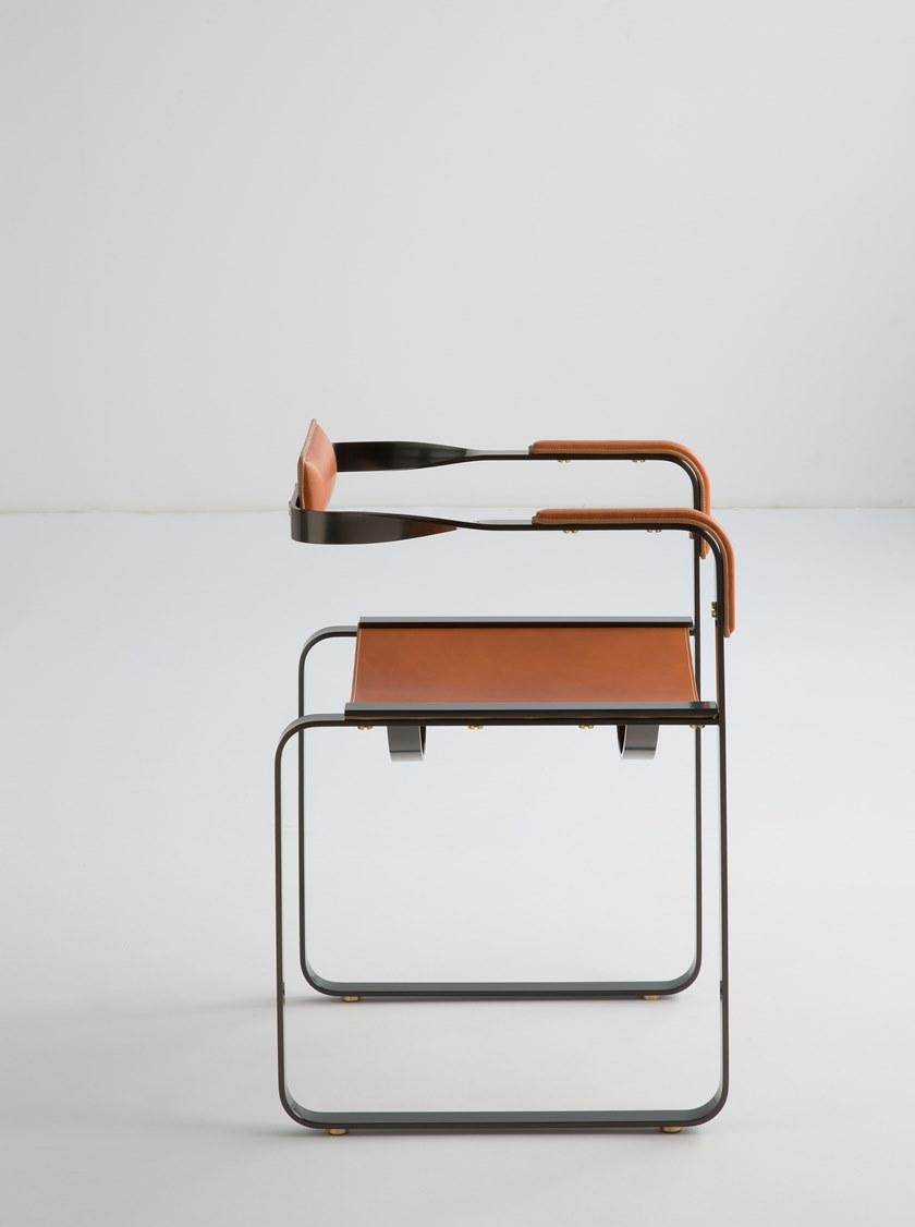 Jover+Valls Кожаное кресло с подлокотниками Wanderlust sun-id-1508768 - Вид №1