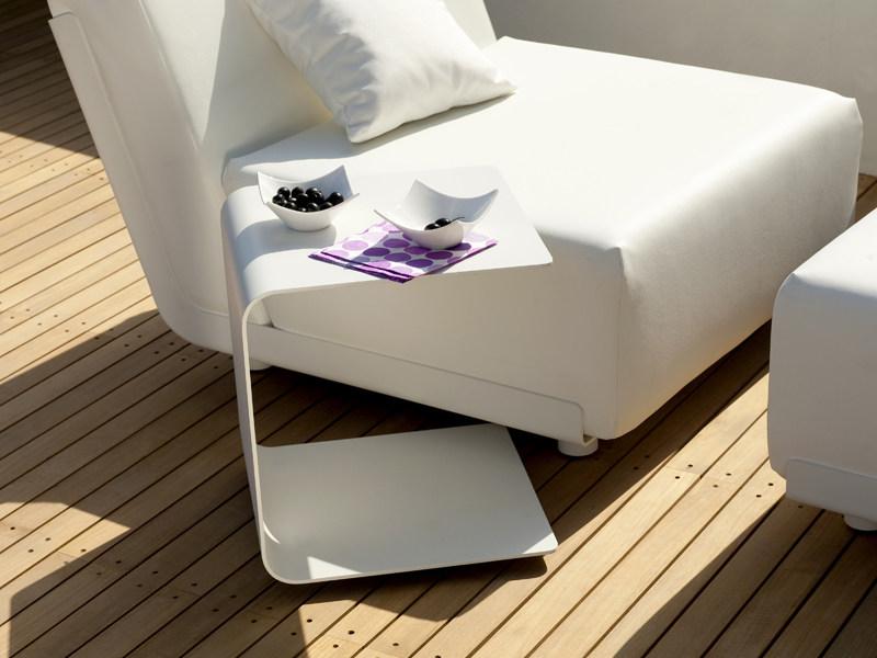 TRIBÙ Сервисный стол из алюминия с порошковым покрытием Mirthe sofa 07481 - Вид №1