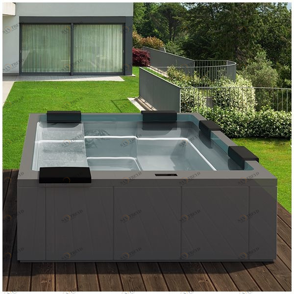 Бассейн Gruppo Treesse Maya Plus-V232I-SE прямоугольный встроенный серый PLUSV232ISE