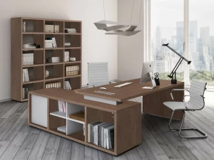 CUF Milano Угловой стол со встроенной полкой Brera