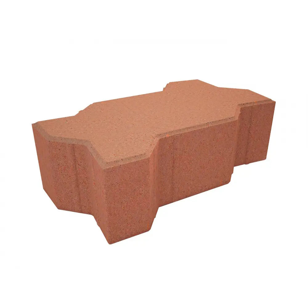 Плитка тротуарная Сигма 220x110x70 мм цвет красный 85263235 STLM-2062791 Santreyd 