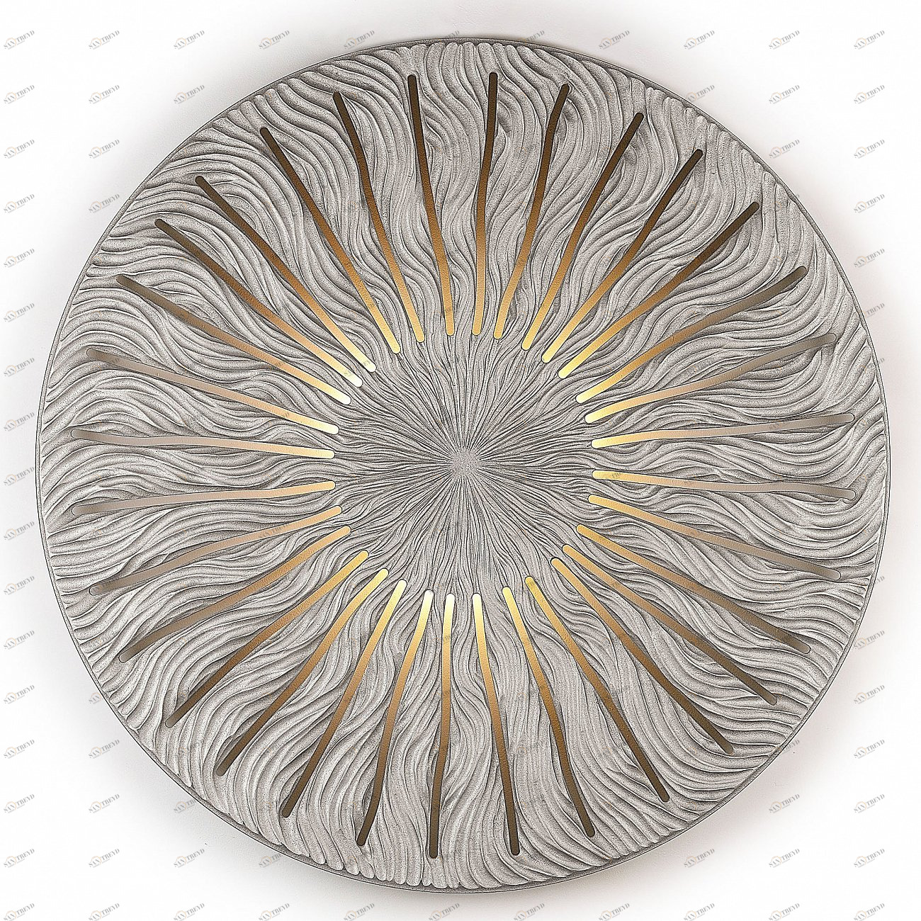 Панно декоративное серебро INCIPIENT IN SHAPE INCIPIENT 00-3860084 Серый 