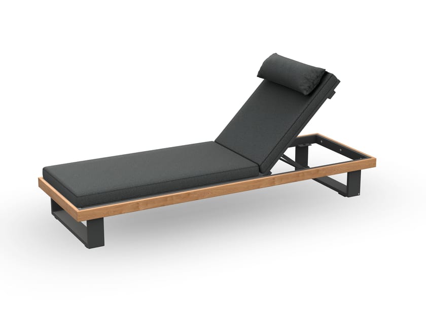 Садовая кровать с откидной спинкой из ткани Jati Kebon Truro ARCH-00138604