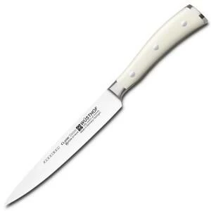 Нож кухонный филейный гибкий Ikon Cream White, 16 см