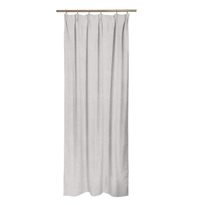 Штора на ленте Evette 140x280 см цвет серый 83407018 STLM-2151358