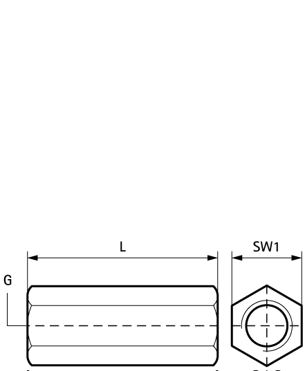 6453930 Монтажный элемент BIS Соединительные муфты соединение резьбовых элементов WALRAVEN  - Вид №1