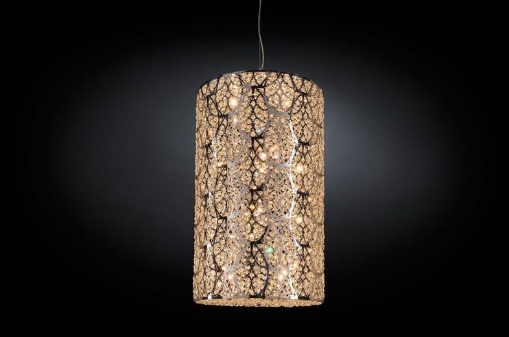 VGnewtrend Подвесной светильник из стали с кристаллами Arabesque sun-id-1393848 - Вид №2