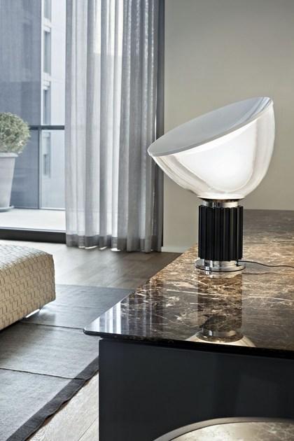 Flos Настольная светодиодная лампа отраженного света из алюминия и стекла Home collection - tavolo F66040 - Вид №6