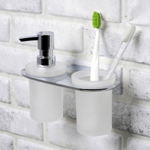 K-8389 Kammel Держатель стакана и дозатора WasserKRAFT Kammel K-8300