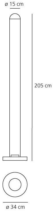 Artemide Торшер с прямым светом и системой rgb  0473110a  - Вид №3