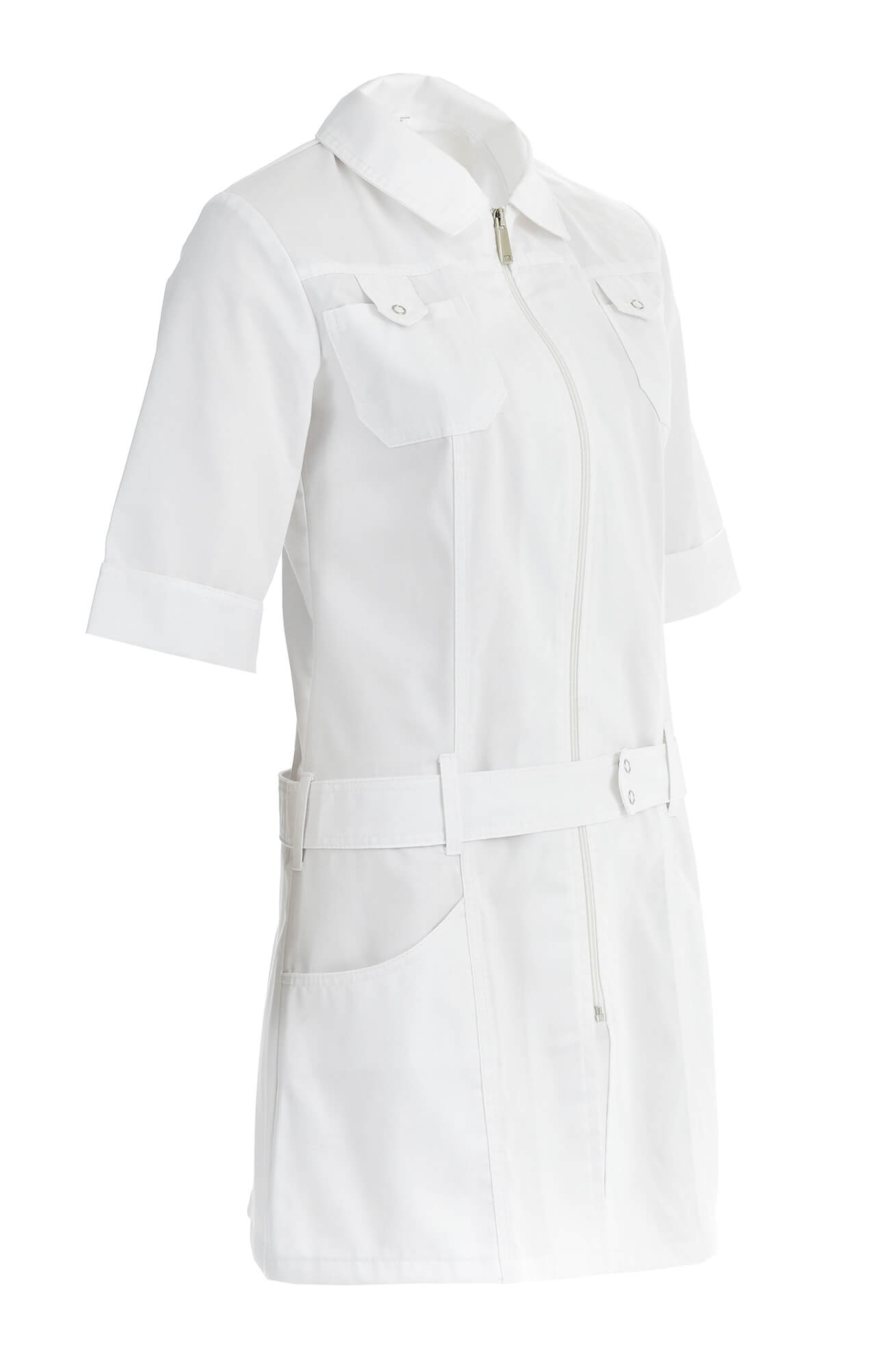 63790 Халат "Леди" женский белый  Медицинская одежда  размер 40/146-152 Спецодежда  - Вид №2