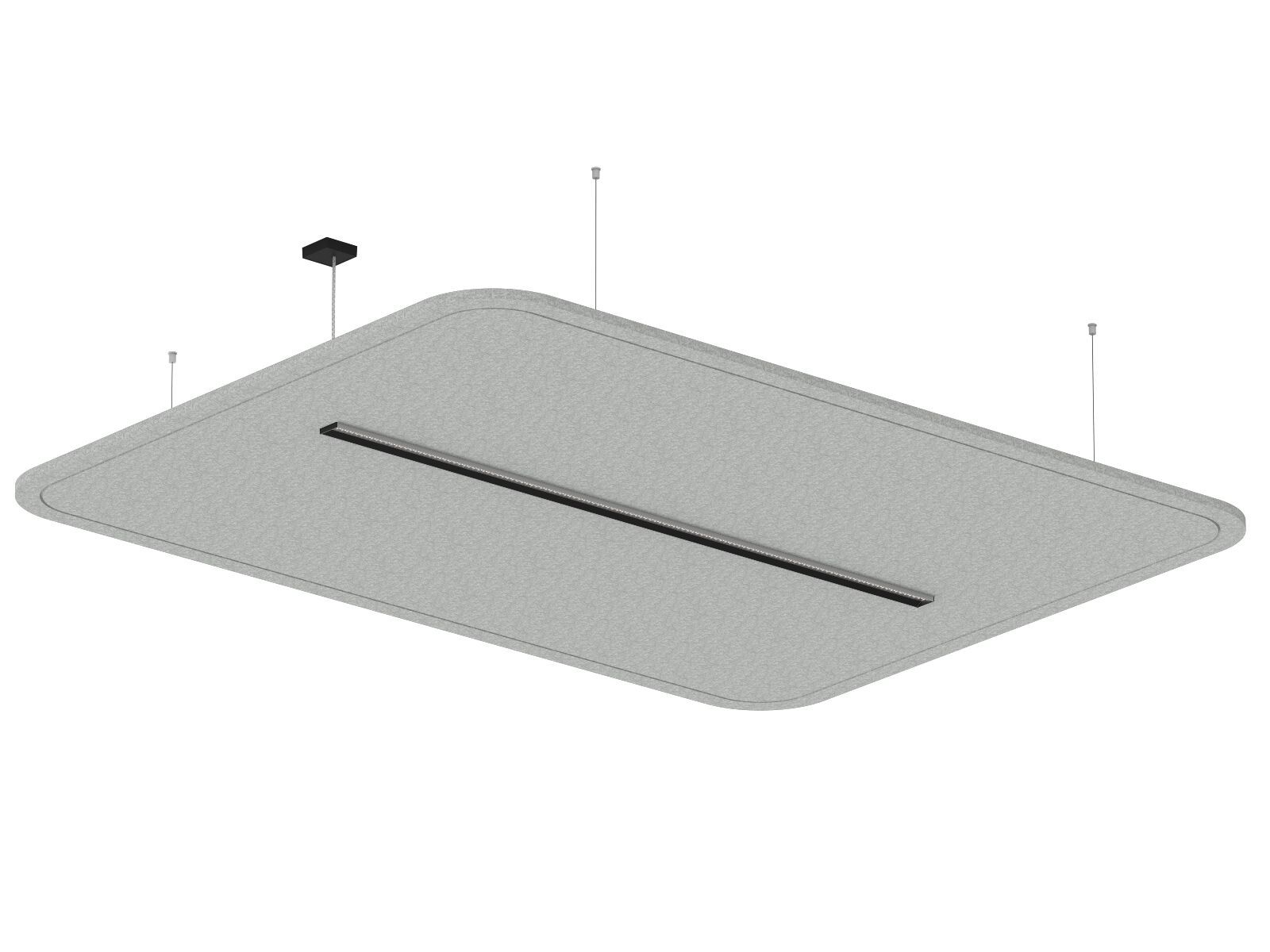 Рециркулированный любимчик Dimmable акустический подвесной светильник PROLICHT Acoustic ARCH-00095549 - Вид №4