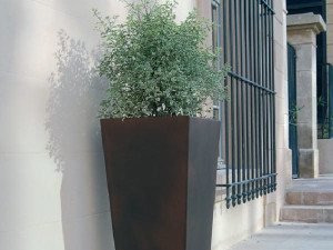 Высокая стальная плантатор Corten™