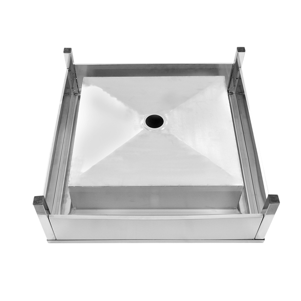 MF-56 Ванна для ног (800х800) Public Steel  - Вид №2