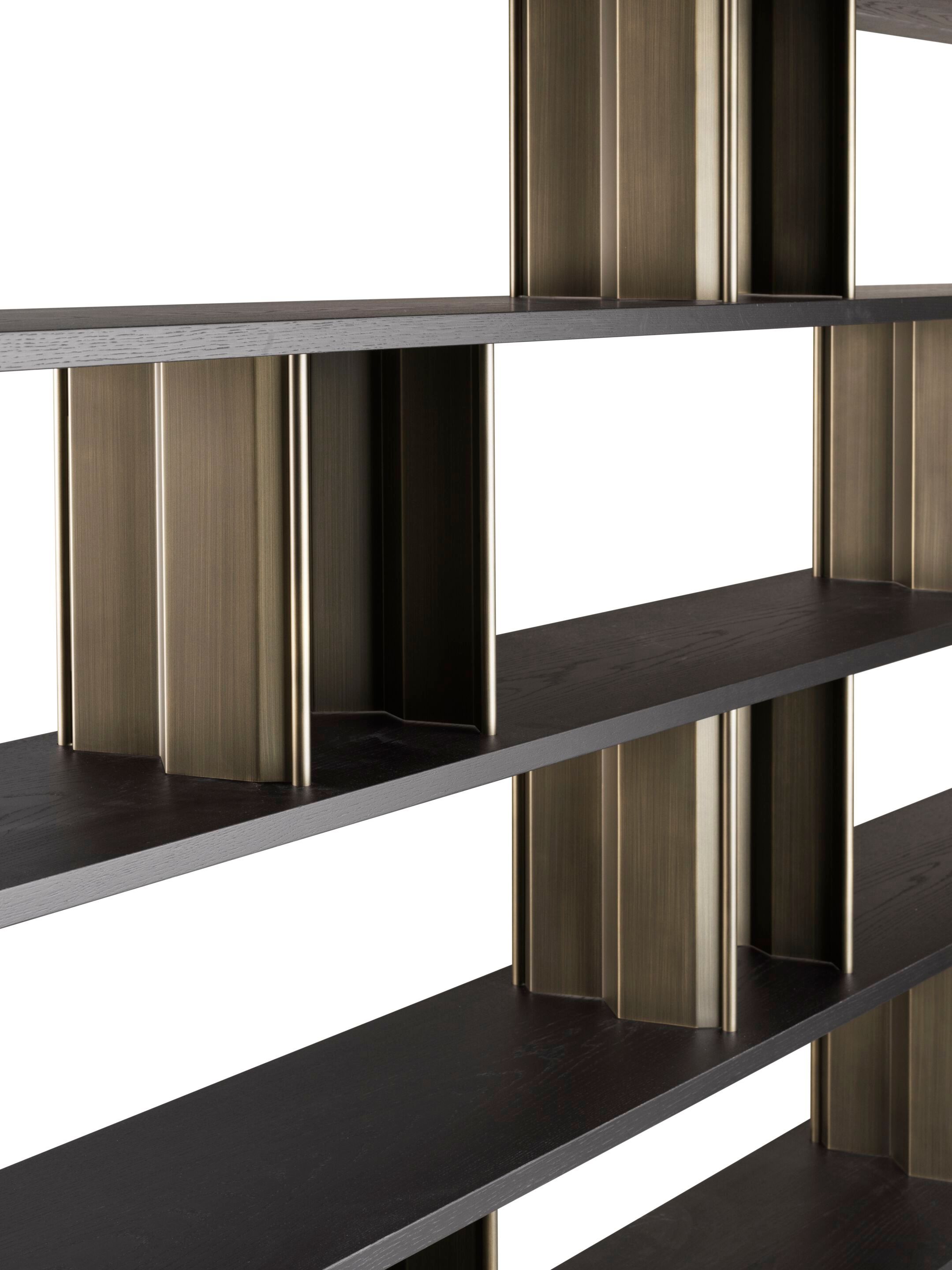 Деревянный секционный книжный шкаф GHIDINI1961 PLOMIS ARCH-00046656 - Вид №2