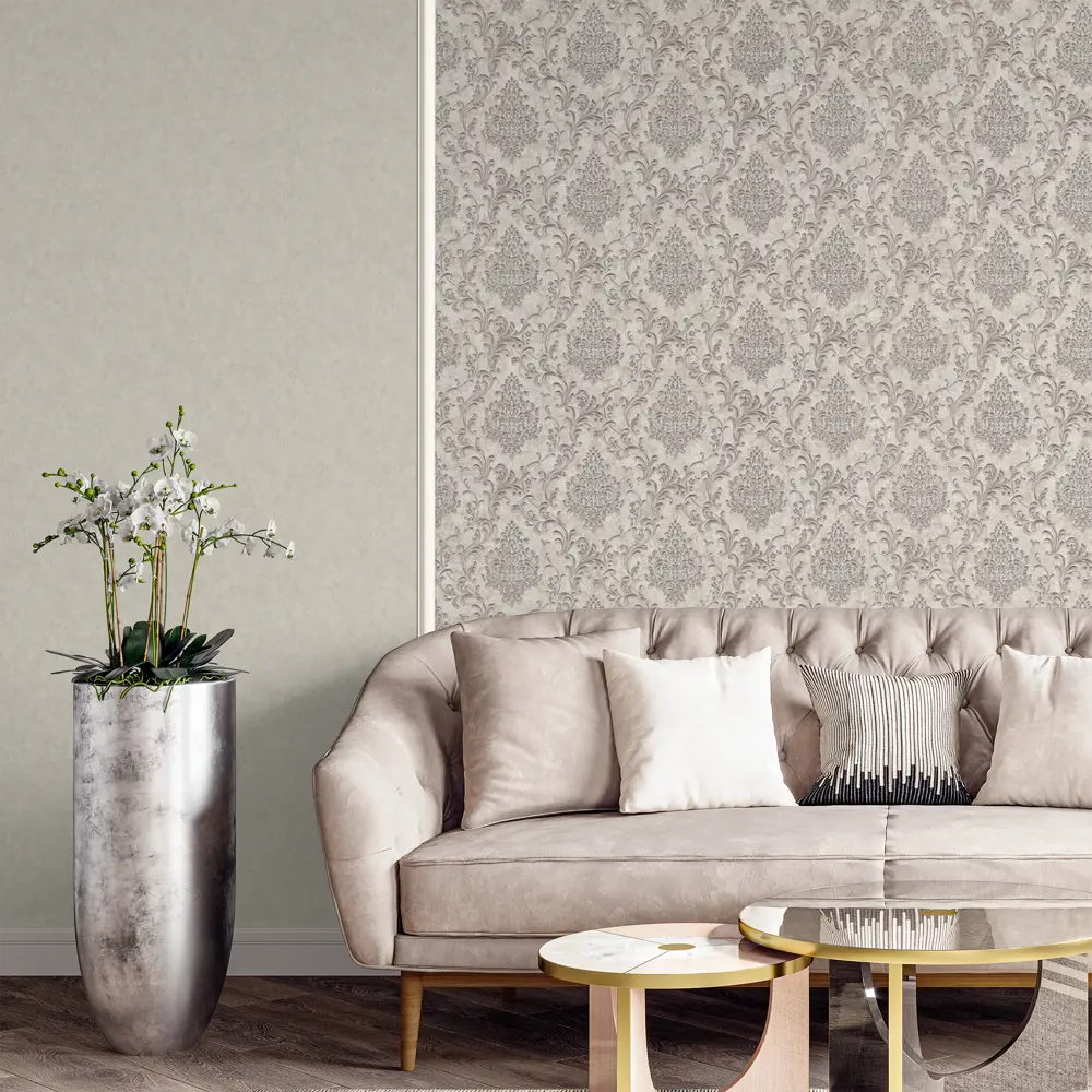 Обои флизелиновые Home Color Diamond бежево-голубые 1.06 м HC71781-26 83537061 STLM-2176104 - Вид №2
