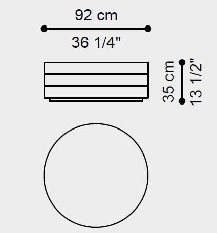 Деревянный круглый низкий журнальный столик ETRO Home Interiors Алеппо ARCH-00032879 - Вид №5