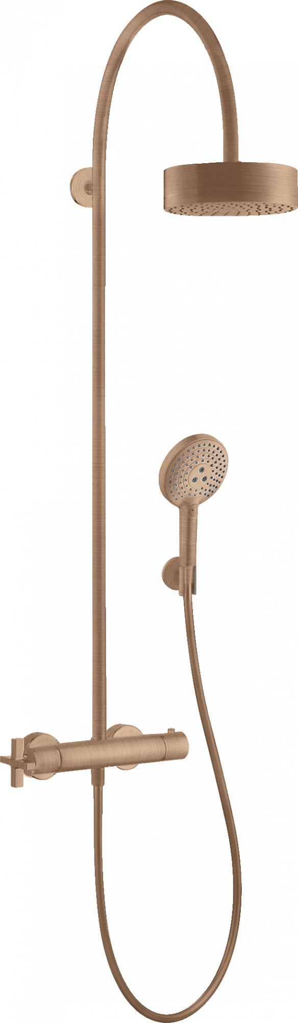 39670310 Showerpipe с термостатом и верхним душем 180 1jet AXOR CITTERIO