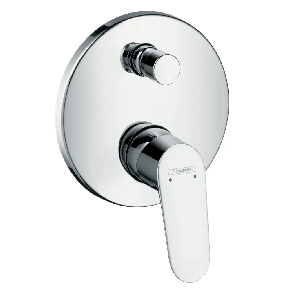 Смеситель для ванны Hansgrohe Focus E2 внешняя часть однорычажный цвет хром 82600672 STLM-2047170