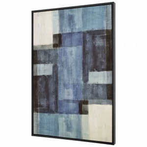 Панно интерьерное с подрамником из дерева 90х60 см сине-черное Tomas Stern TOMAS STERN  00-3872665 Синий;черный;разноцветный