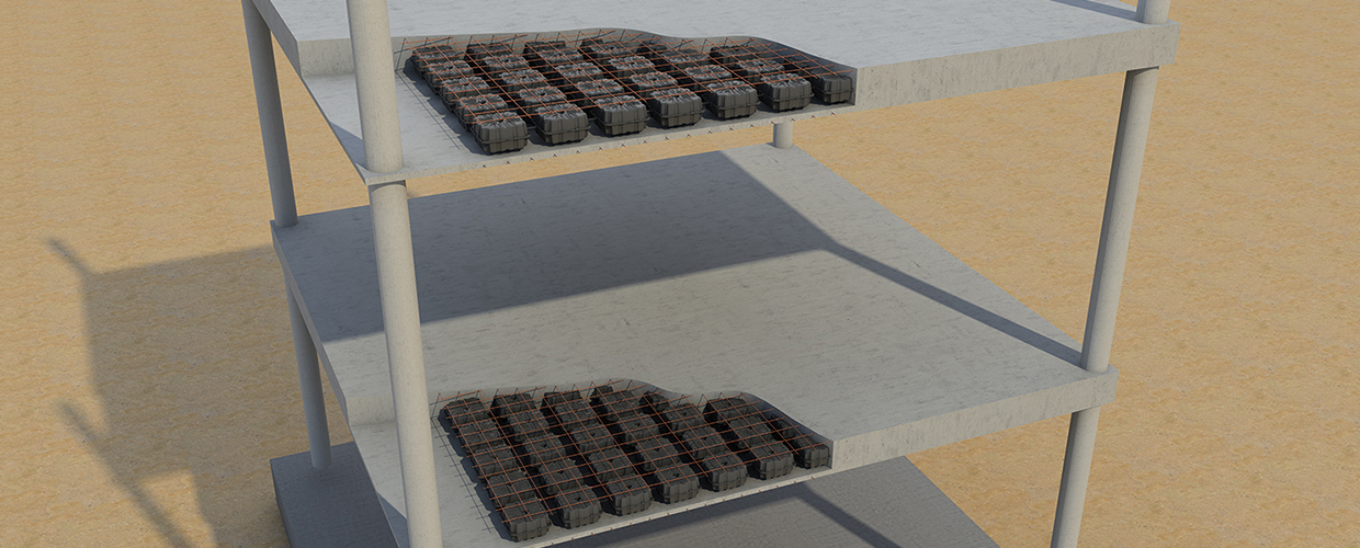 New Nautilus Evo Опалубка для возведения облегченных двунаправленных перекрытий Geoplast  - Вид №2