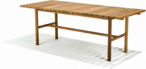 Skargaarden Прямоугольный садовый стол из тика Djurö