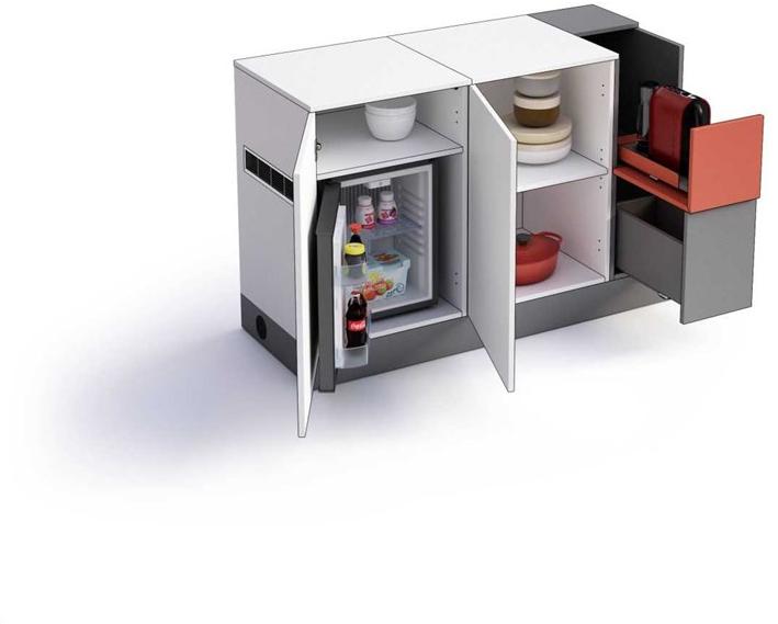 Bralco Мини-кухня с полуостровом Domomag sun-id-1447425 - Вид №4