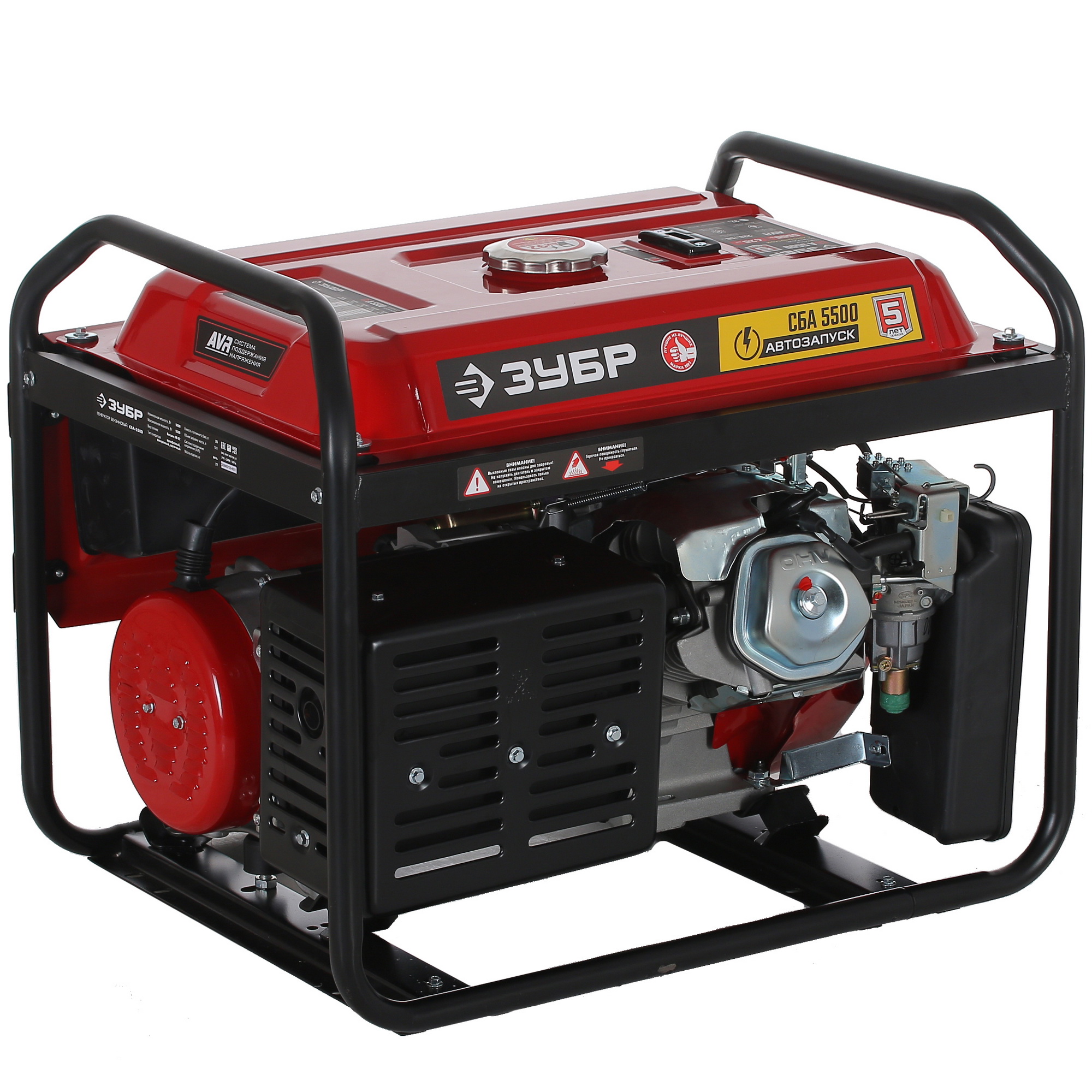 Электрогенератор   бензиновый Зубр СБА-5500 5307665 STDN-0024464 - Вид №1