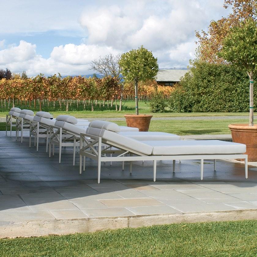 JANUS et Cie Садовый шезлонг из алюминия с порошковым покрытием Azimuth sun-id-1386025 - Вид №7