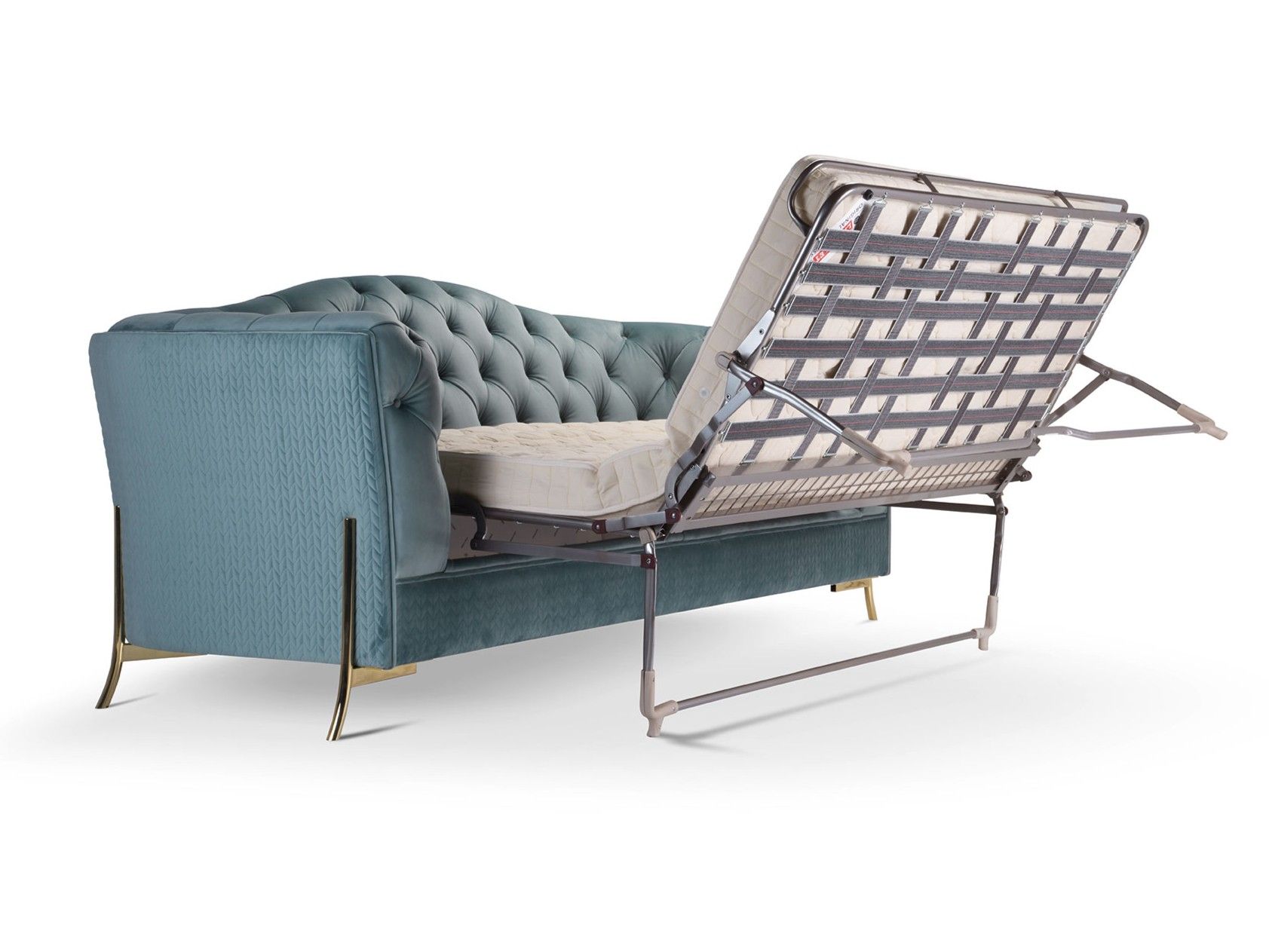 Диван-кровать capitonné из ткани с огнестойкой обивкой Domingo Salotti Nefele ARCH-00034794 - Вид №7