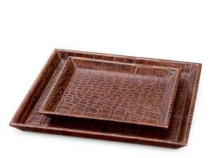 Кожаный держатель для салфеток