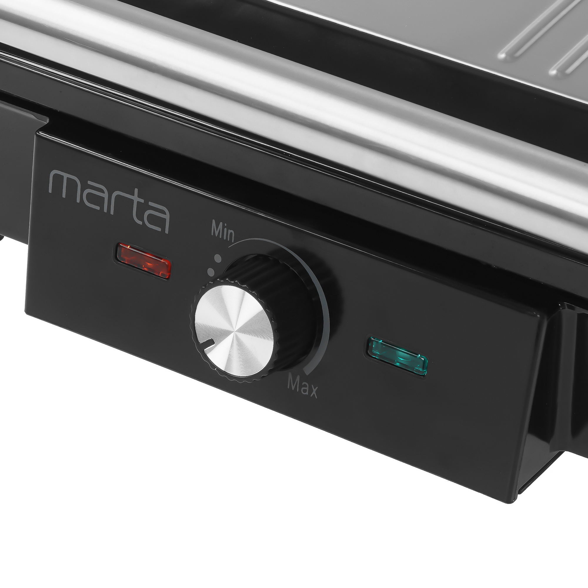 9033615 Гриль Marta MT-SM1766A черный STDN-0029445 - Вид №4