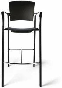 ENEA Табурет высокий полипропиленовый с подлокотниками Eina