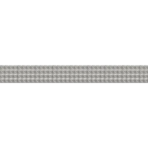 Бордюр настенный Azori Pandora Geometry 7.5x63 см цвет серый