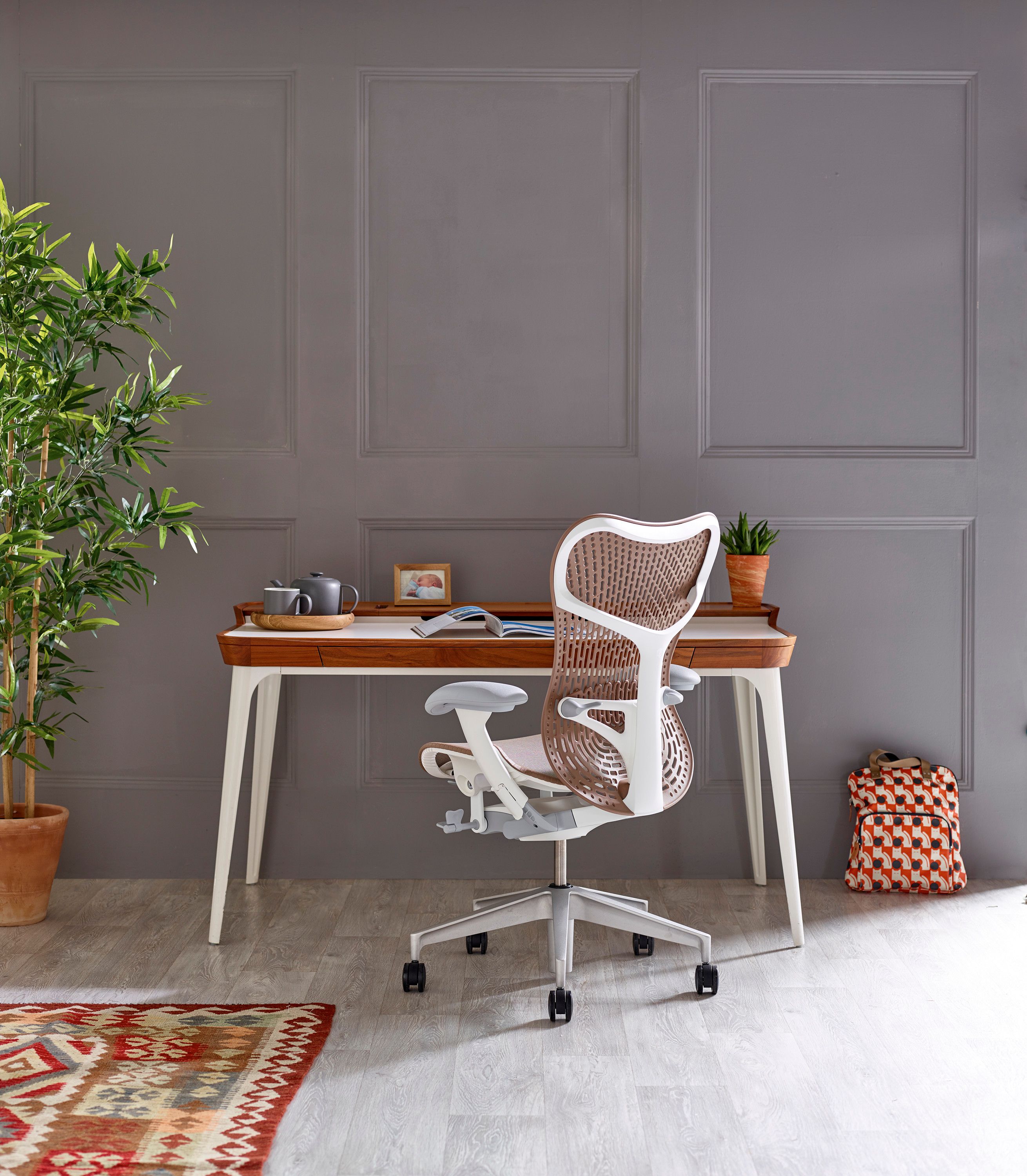 Эргономичное офисное кресло с вращающейся тканью Butterfly Herman Miller Mirra 2 ARCH-00092336 - Вид №51