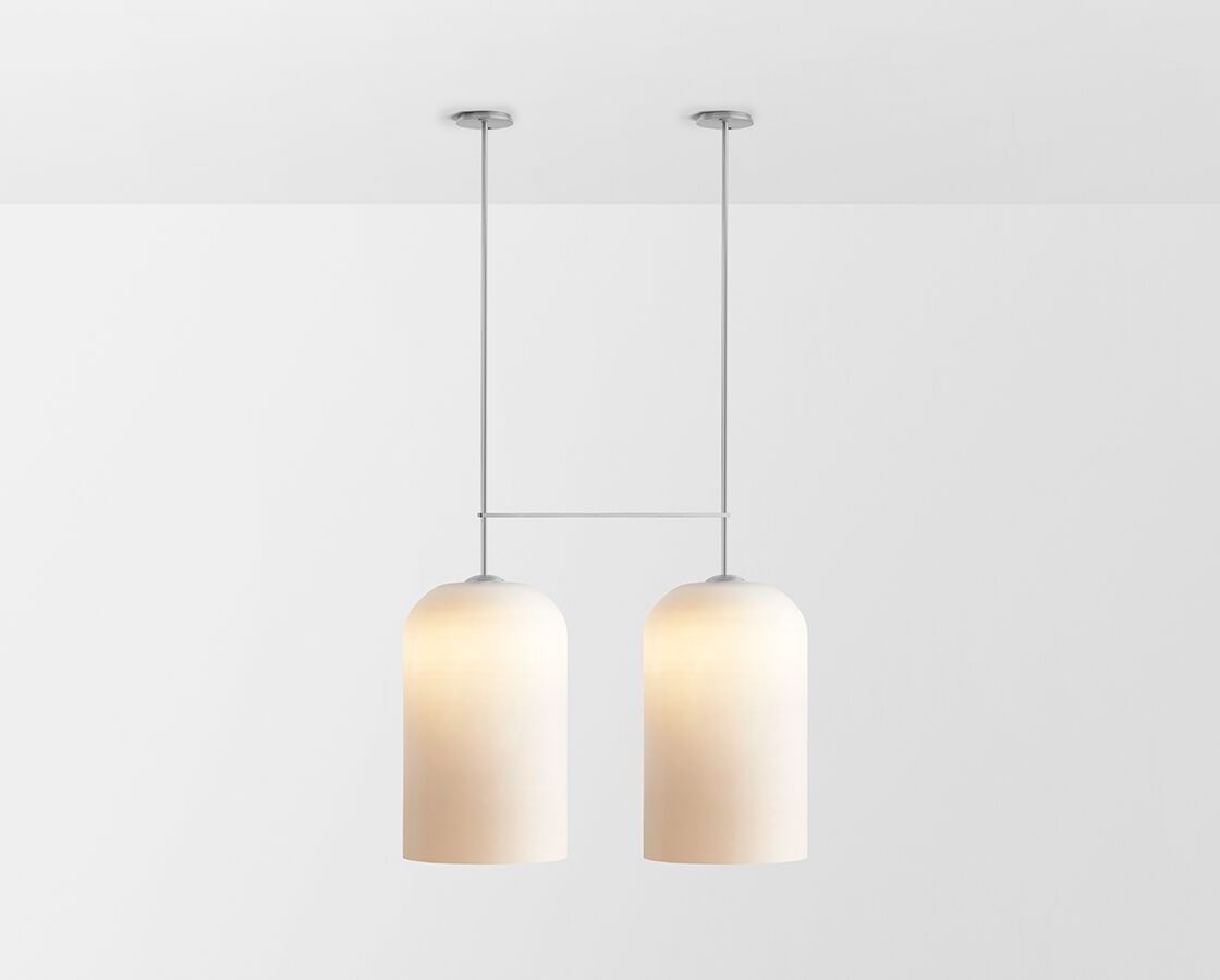 Подвесной светильник из стали и стекла Articolo Studios Lumi ARCH-00042601 - Вид №5