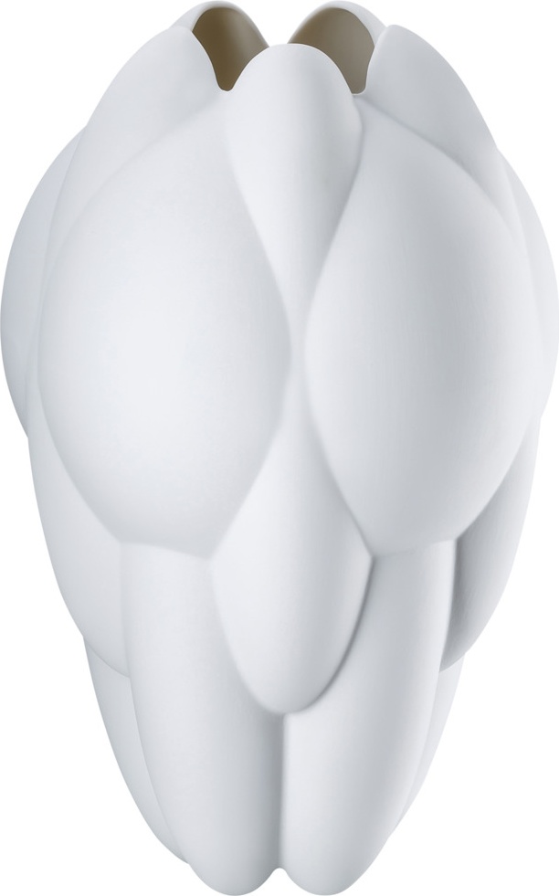 10640550 Rosenthal Ваза Rosenthal Суть 25см, фарфор, белая, матовая (Седрик Раго) Фарфор 