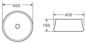 GR-3023 Накладная раковина на столешницу  прямоугольная Grossman  - Вид №2