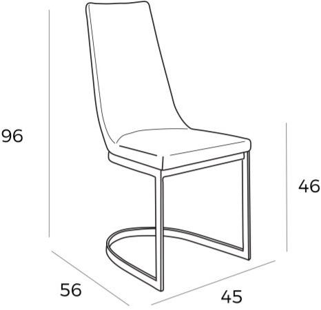 Angel Cerdá Консольное кресло из кожзаменителя с высокой спинкой New chair 4054 c0105 Angel Cerda - Вид №3