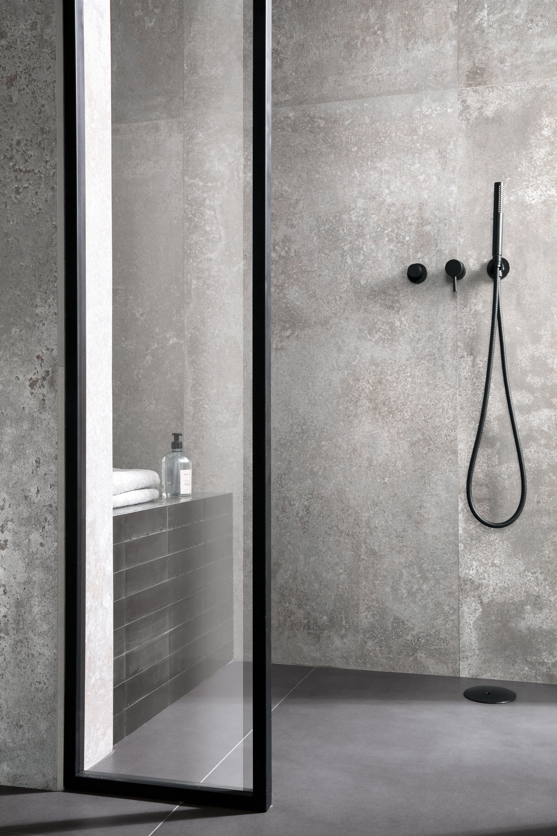 Белая паста с эффектом цемента и декоративная коробка FAP ceramiche Color &gt ARCH-00082087 - Вид №8