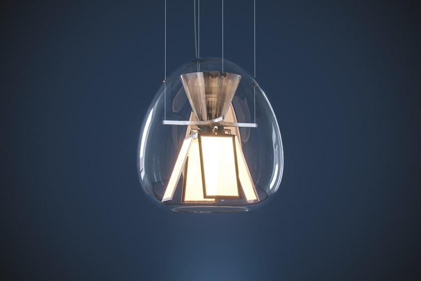 Artemide Подвесной светильник с прямым светом из дутого стекла Harry h sun-id-1449328 - Вид №3