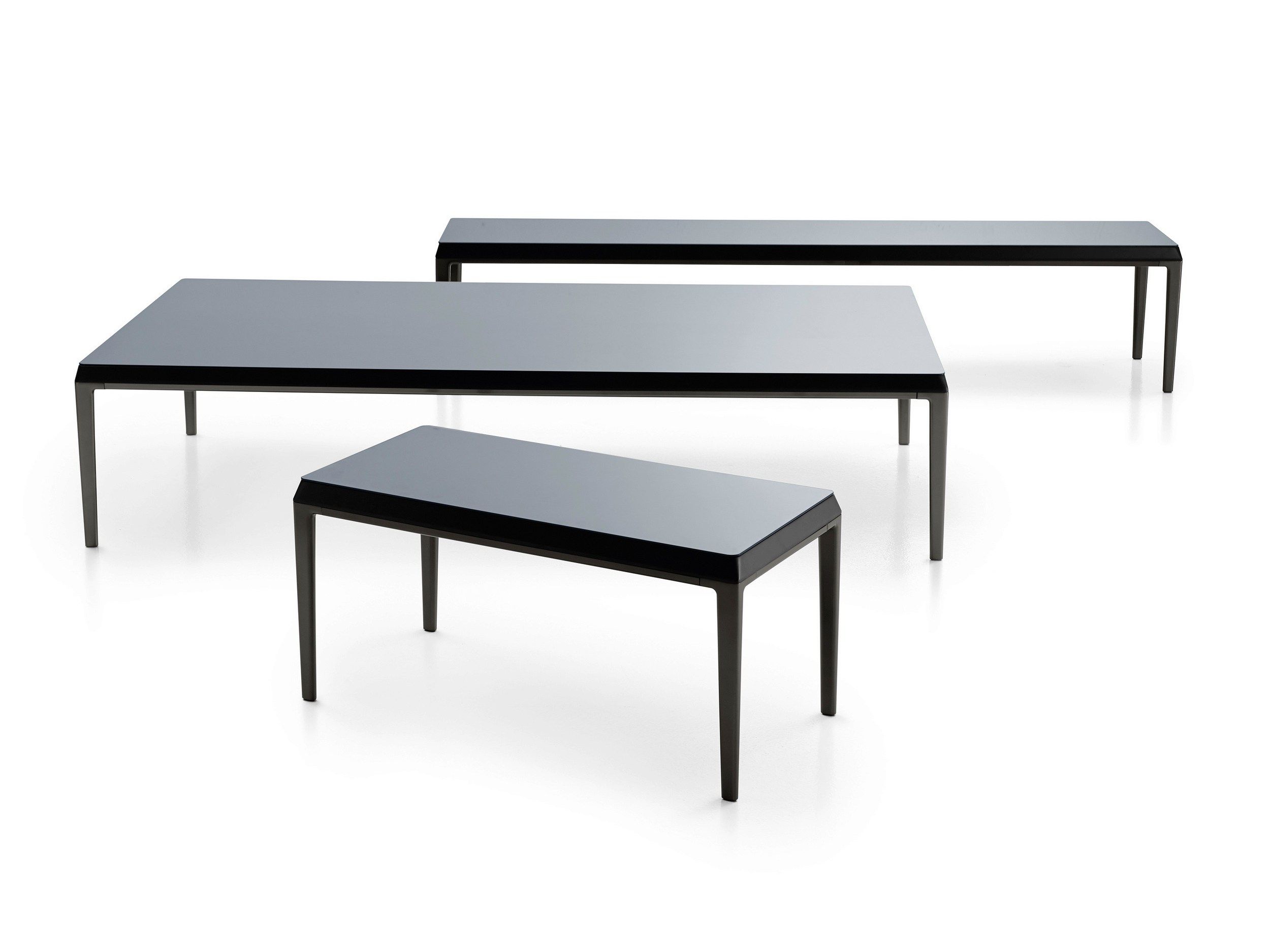 Прямоугольный стеклянный журнальный столик B&B Italia Michel ARCH-00140199